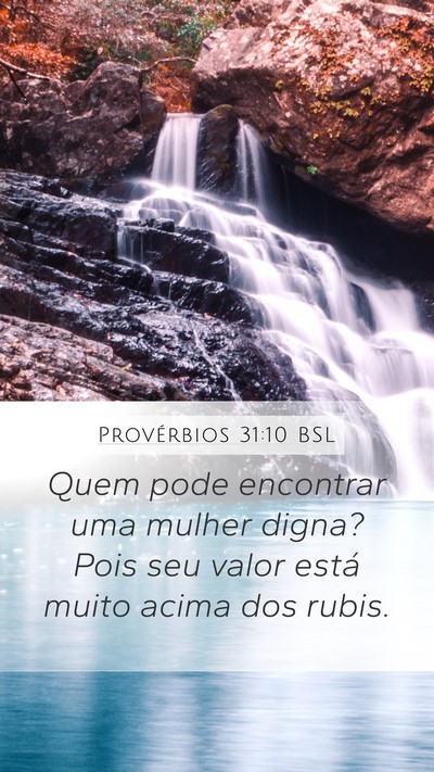 Provérbios 31:10 BSL Bible Verse Image