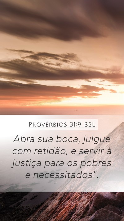Provérbios 31:9 BSL Bible Verse Image