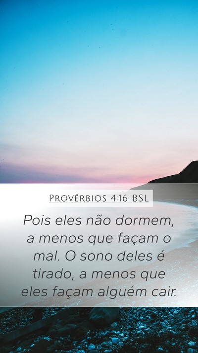 Provérbios 4:16 BSL Bible Verse Image