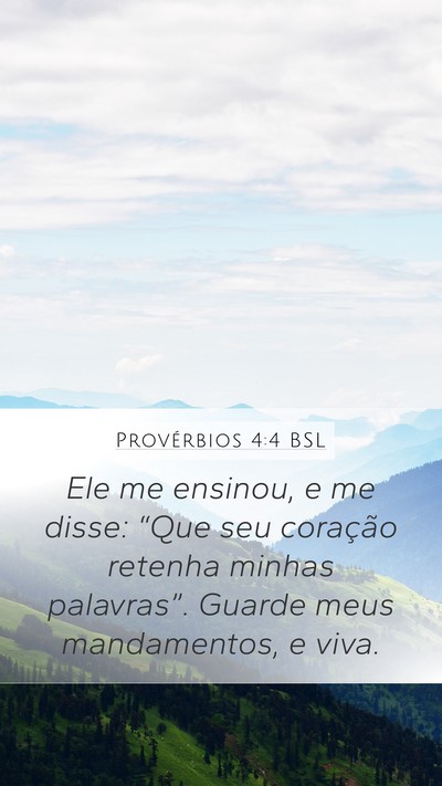 Provérbios 4:4 BSL Bible Verse Image