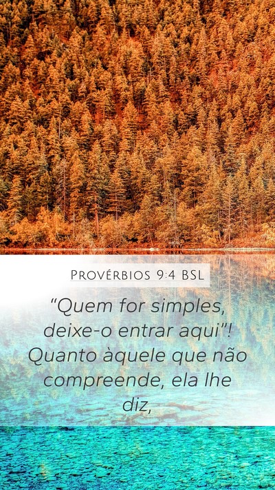 Provérbios 9:4 BSL Bible Verse Image