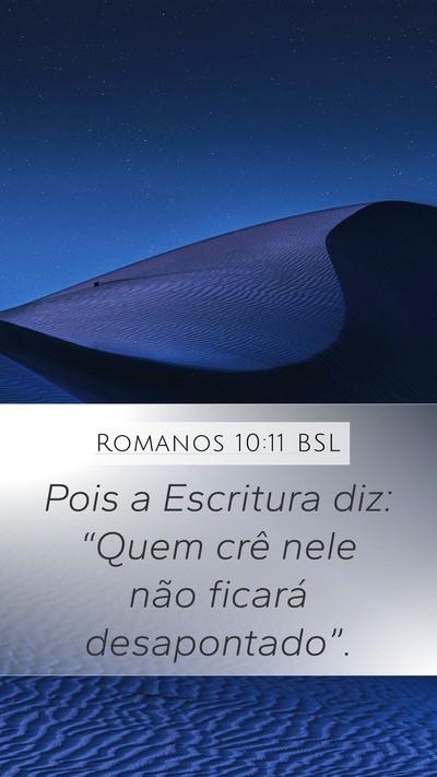 Romanos 10:11 BSL Bible Verse Image