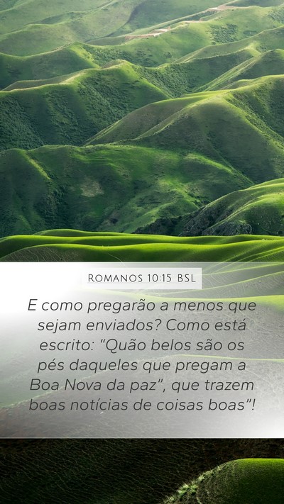 Romanos 10:15 BSL Bible Verse Image