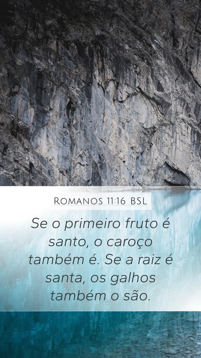 Romanos 11:16 BSL Bible Verse Image