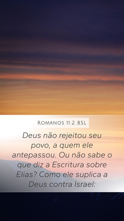 Romanos 11:2 BSL Bible Verse Image