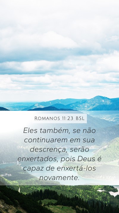Romanos 11:23 BSL Bible Verse Image