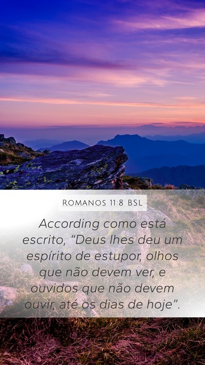 Romanos 11:8 BSL Bible Verse Image