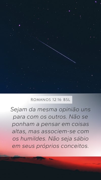 Romanos 12:16 BSL Bible Verse Image