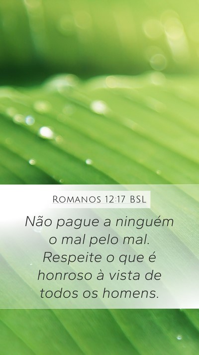 Romanos 12:17 BSL Bible Verse Image