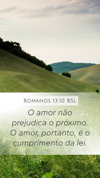 Romanos 13:10 BSL Bible Verse Image