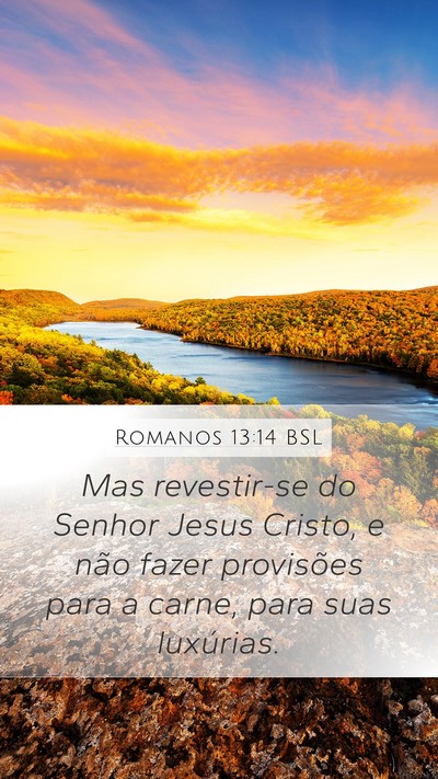 Romanos 13:14 BSL Bible Verse Image