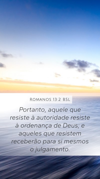 Romanos 13:2 BSL Bible Verse Image