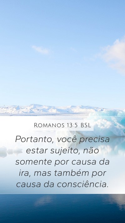 Romanos 13:5 BSL Bible Verse Image