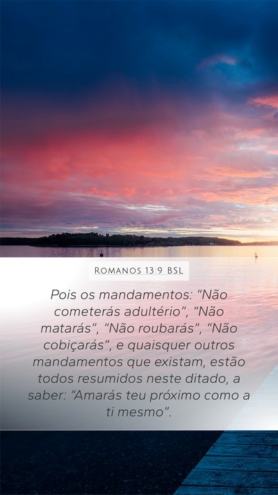 Romanos 13:9 BSL Bible Verse Image