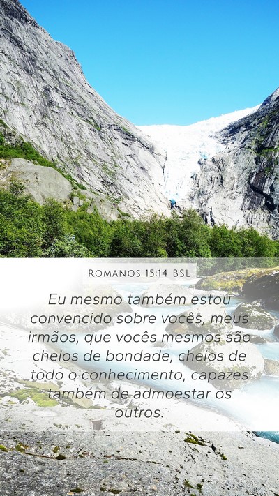 Romanos 15:14 BSL Bible Verse Image