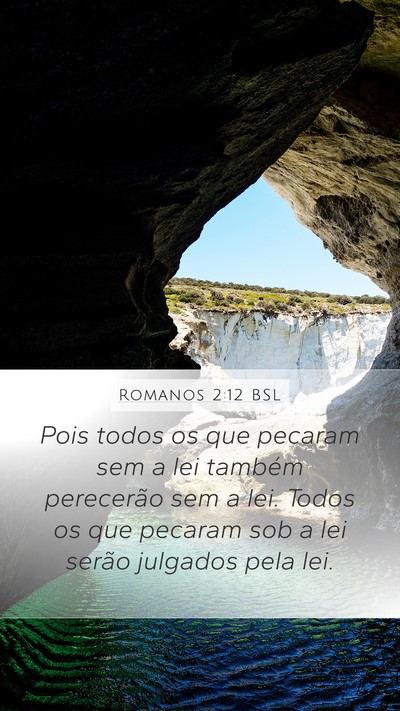 Romanos 2:12 BSL Bible Verse Image
