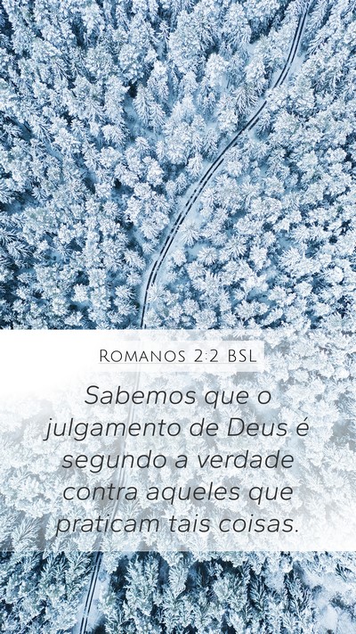 Romanos 2:2 BSL Bible Verse Image