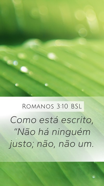 Romanos 3:10 BSL Bible Verse Image