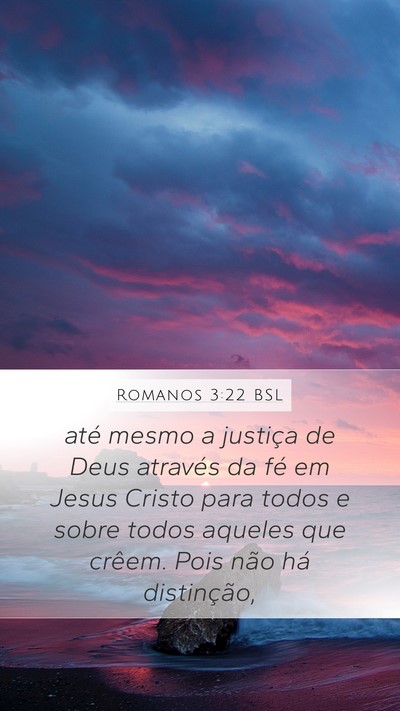 Romanos 3:22 BSL Bible Verse Image