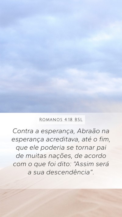 Romanos 4:18 BSL Bible Verse Image
