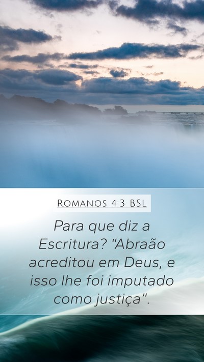 Romanos 4:3 BSL Bible Verse Image