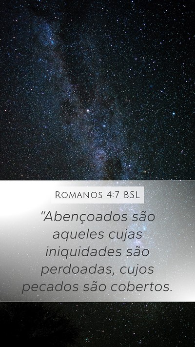 Romanos 4:7 BSL Bible Verse Image
