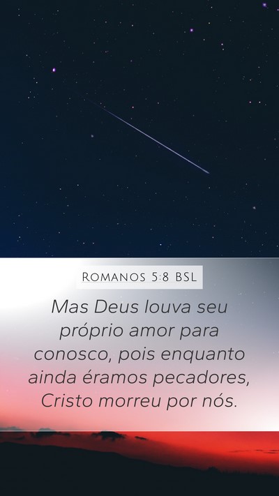 Romanos 5:8 BSL Bible Verse Image