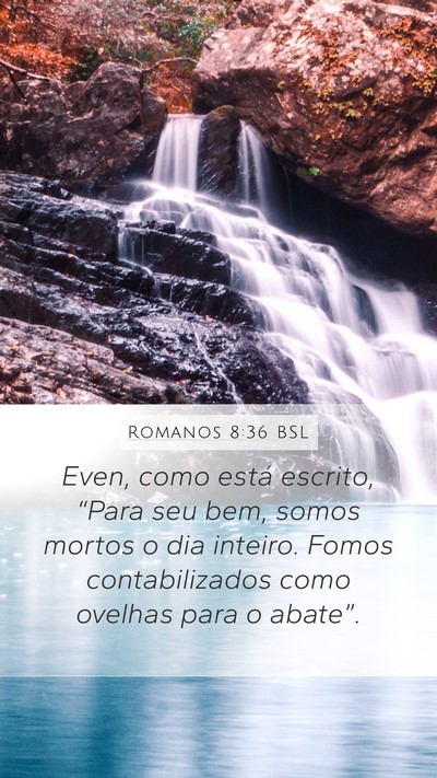 Romanos 8:36 BSL Bible Verse Image