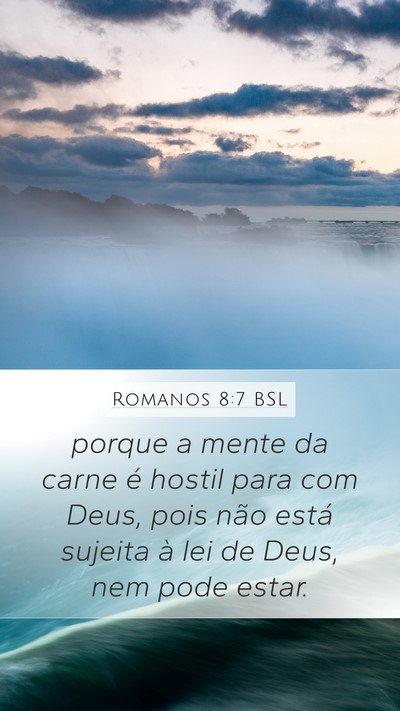 Romanos 8:7 BSL Bible Verse Image