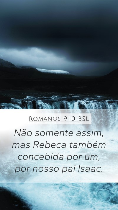 Romanos 9:10 BSL Bible Verse Image