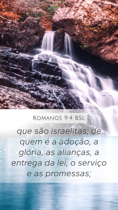 Romanos 9:4 BSL Bible Verse Image
