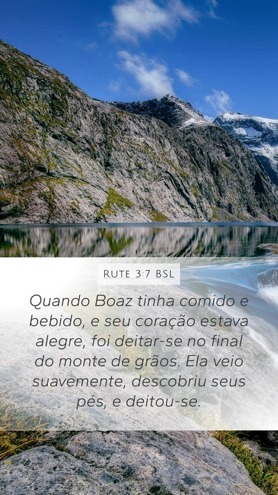 Rute 3:7 BSL Bible Verse Image