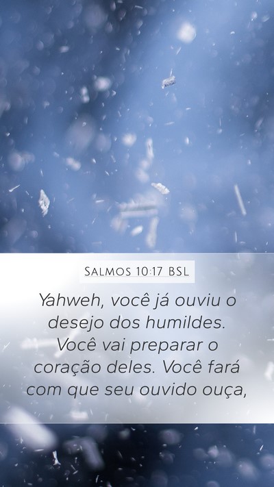 Salmos 10:17 BSL Bible Verse Image