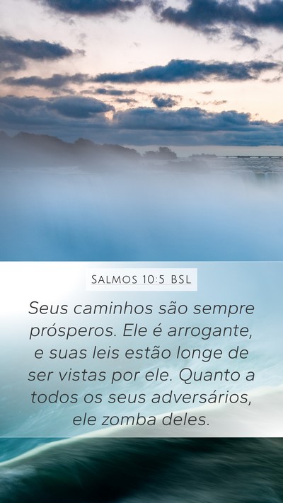 Salmos 10:5 BSL Bible Verse Image