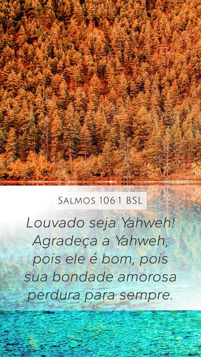 Salmos 106:1 BSL Bible Verse Image