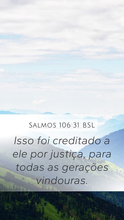 Salmos 106:31 BSL Bible Verse Image