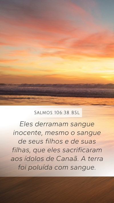 Salmos 106:38 BSL Bible Verse Image