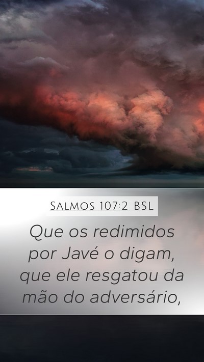 Salmos 107:2 BSL Bible Verse Image