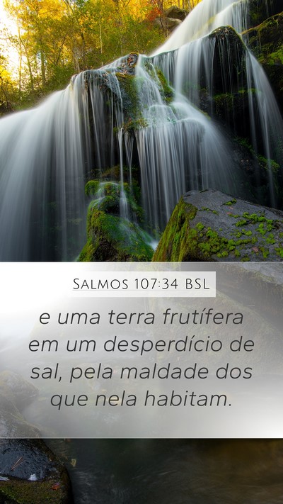 Salmos 107:34 BSL Bible Verse Image