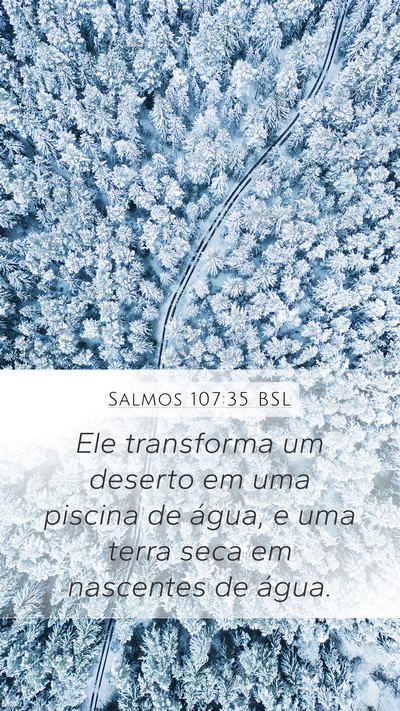 Salmos 107:35 BSL Bible Verse Image
