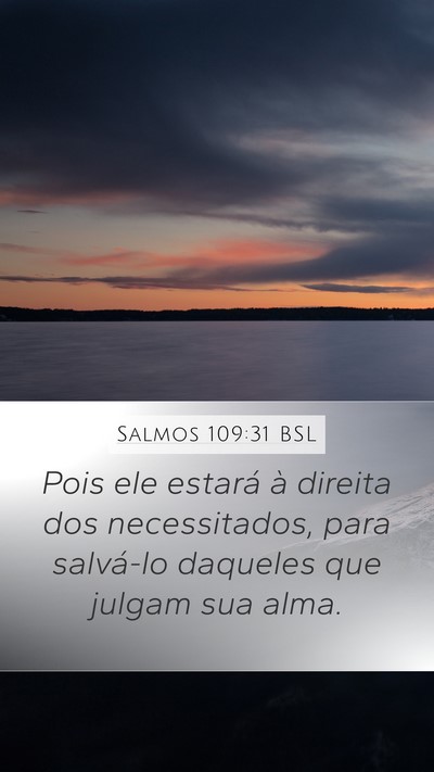 Salmos 109:31 BSL Bible Verse Image
