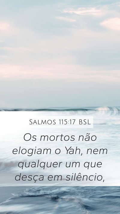 Salmos 115:17 BSL Bible Verse Image