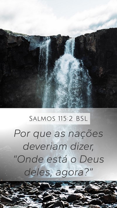 Salmos 115:2 BSL Bible Verse Image