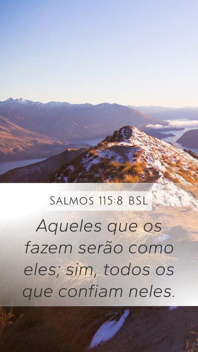 Salmos 115:8 BSL Bible Verse Image