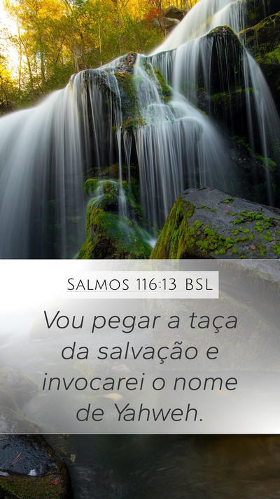 Salmos 116:13 BSL Bible Verse Image