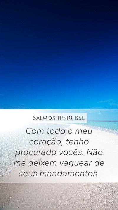 Salmos 119:10 BSL Bible Verse Image