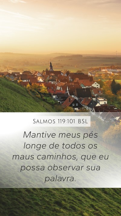 Salmos 119:101 BSL Bible Verse Image