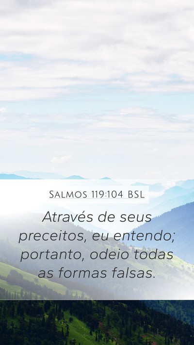Salmos 119:104 BSL Bible Verse Image
