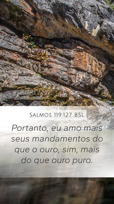 Salmos 119:127 BSL Bible Verse Image