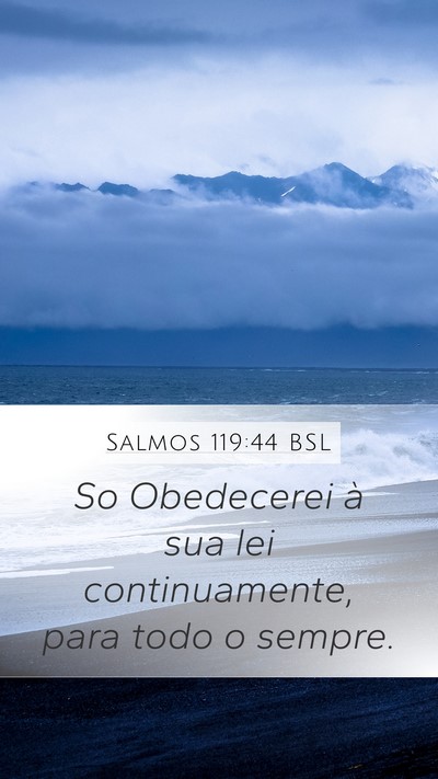 Salmos 119:44 BSL Bible Verse Image